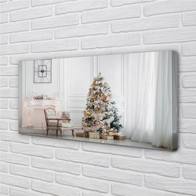 Quadro su tela Decorazioni dell'albero di Natale 100x50 cm