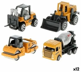 Set Mezzi da Cantiere Speed  Go 7,5 x 4 x 3 cm (12 Unità)