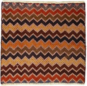 Shiraz Tappeto persiano 50 x 60 Rosso (Iran) Annodato A Mano