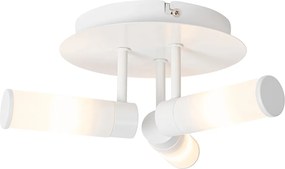 Plafoniera moderna per bagno bianca 3 luci IP44 - Bath