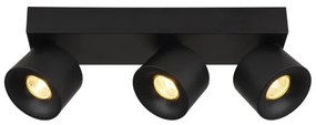 Globo 56961-3B - Faretto LED RAE 3xLED/6W/230V nero