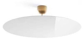 Luceplan - Millimetro Plafoniera H23 Ø85 Brass/Mirror Luceplan