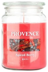 Candela profumata SPICED BERRY, 510 g, durata 85–95 ore.