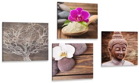 Set di quadri – Feng Shui in stile naturale
