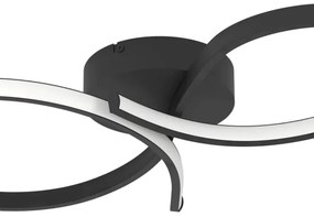 Eglo 901266 - Plafoniera LED SERPINS LED/21W/230V 3000K nero