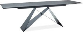 Tavolo allungabile Westin I nero/nero opaco L160-240 cm