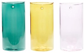 Vasi in vetro fatti a mano in set da 3 pezzi (altezza 19 cm) Popsicle - Hübsch