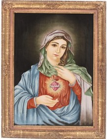 Tabriz Tappeto 90x70 (Iran) Annodato A Mano