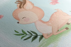Stampa su tela – Cerbiatto adorabile