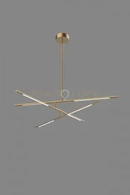 Lampadario a soffitto 6 luci tabular md18001070-6agld oro