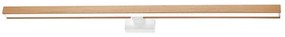 Brilagi-Illuminazione a LED per specchi da bagno WOODY MIRROR LED/15W/230V IP44 quercia/bianco