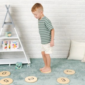 Pietre Montessori per camminare - numeri