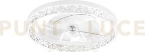 Plafoniera led ventilatore nashi bianco 30w 4800lm cct 3000-4000-65...