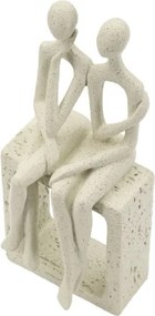 Statuetta Coppia Stons Cm 11,5X9X25