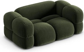 Divano verde con rivestimento in velluto 180 cm Loretto – Cosmopolitan Design