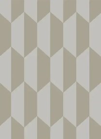 Cole & Son Carta da parati Tile - Grey/ Gold