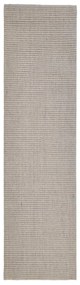 Tappeto in Sisal Naturale 66x250 cm Sabbia