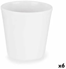 Vaso Ø 14 cm Bianco (6 Unità)
