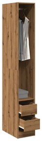 Armadio Rovere Artigianale 30x50x200 Cm İn Legno Multistrato /