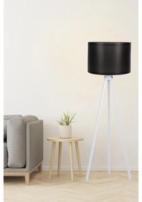 Lampada da terra AYD 1xE27/60W/230V nera/bianca