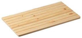 Asse lavapanni per vasca in resina da 75 cm in legno di pino verniciato