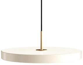 Apparecchio a sospensione dimmerabile LED crema con paralume in metallo ø 43 cm Asteria Plus Medium - UMAGE