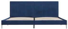 Giroletto blu in tessuto 180x200 cm