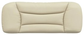Cuscino testiera crema 100 cm in tessuto