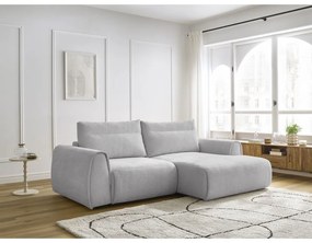 Divano angolare in grigio chiaro Aden – Bobochic Paris