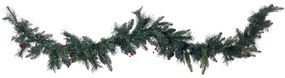 Festone natalizio LED verde 180 cm WHITEHORN Beliani