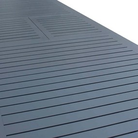 ARGENTUM - tavolo da giardino allungabile in alluminio da 220