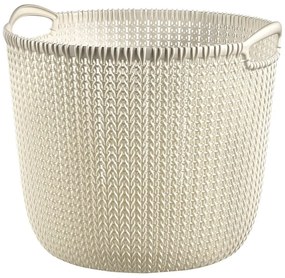 Cestino rotondo panna Knit - Curver