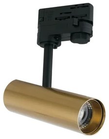 Faro binario led rocket oro 7w 700lm 4000k 16,5x16,5x5cm