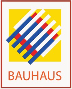 Stampa digitale incorniciata Bauhaus Grill