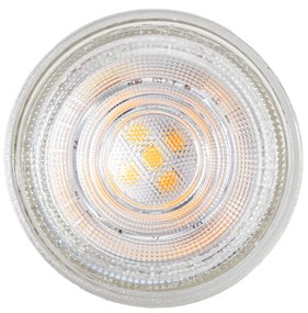 Set van 5 GU10 50mm LED lampen helder 1W 80 lm 2200K