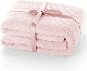 Coperta in microfibra rosa cipria, 220 x 240 cm Henry - DecoKing