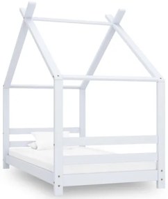 Giroletto per Bambini Bianco in Massello di Pino 80x160 cm