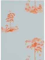 Andrew Martin Carta da parati Pear Tree - Sunset Orange