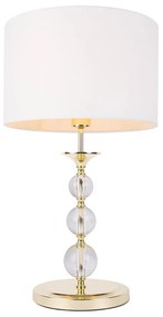 Zuma Line RLT93163-1GW - Lampada da tavolo REA 1xE27/60W/230V bianco