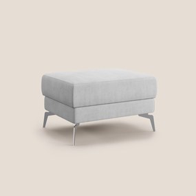 Star Pouf con piedini alti in tessuto impermeabile T02 grigio chiaro