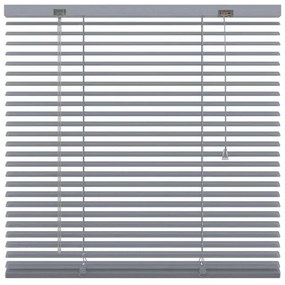 Veneziana Odessa in alluminio, argento 80 x 180 cm, Larghezza lamelle: 25 mm