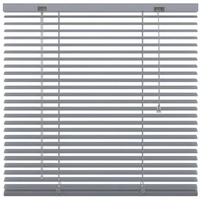 Veneziana Odessa in alluminio, argento 80 x 180 cm, Larghezza lamelle: 25 mm
