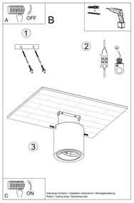 Faretto CULLO 1xGU10/ES111/40W/230V