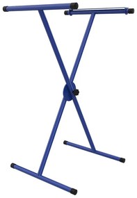 Gamba per mobili a X STEELMI Ibex regolabile in acciaio blu lucido L 60 x P 58 x H max 110 cm