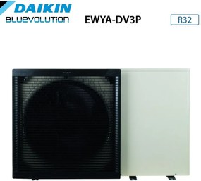 Daikin - Mini Chiller Pompa di Calore Inverter Aria Acqua EWYA-011DW1P da 11 kW Trifase R-32 Classe a+++