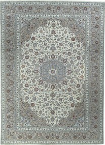 Kashan Tappeto persiano 410x300 Beige (Iran) Annodato A Mano