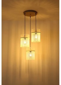 Globo 15698-3HRB - Lampadario sospeso con cavo GORLEY 3xE27/60W/230V