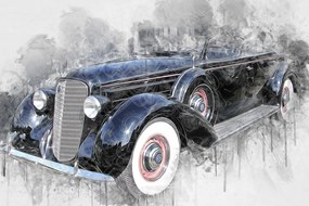 Stampa su tela – Auto retrò storica