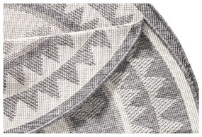Tappeto da esterno grigio e crema , ⌀ 200 cm Jamaica - NORTHRUGS