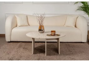 Tavolino da salotto LUVIA, finitura effetto marmo beige